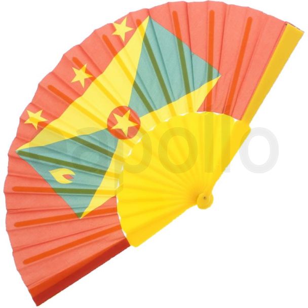 Greneda Flag Carnival Folding Hand Fan