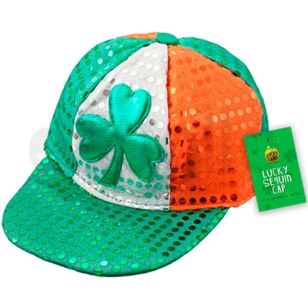 Baseball Cap Sequin - St. Patrick’s Day