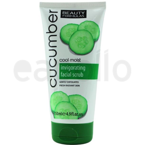 Beauty Formulas Cucumber Cool Moist Facial Scrub - 150ml