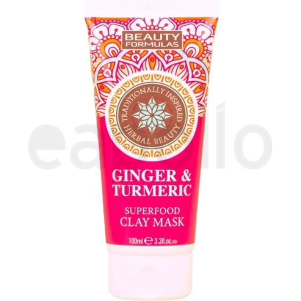 Beauty Formulas Ginger & Turmeric Clay Mask (100ml)