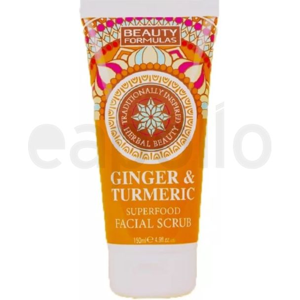 Beauty Formulas Ginger & Turmeric Facial Scrub (150ml)