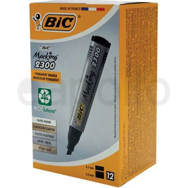 BiC Marking 2300 Permanent Markers - Black