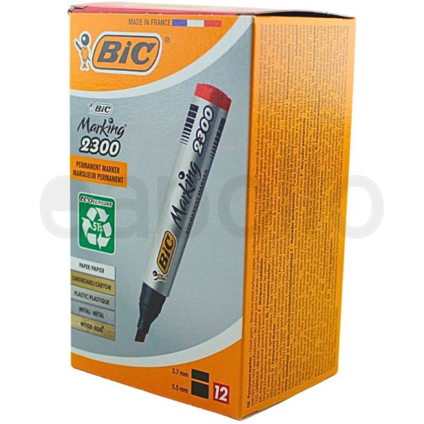 BiC Marking 2300 Permanent Markers - Red