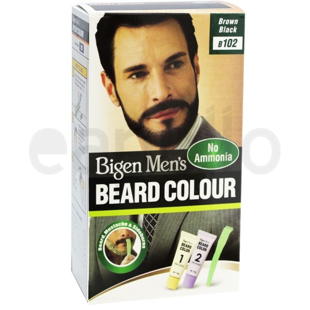 Wholesale Bigen Men's Beard Colour - Brown Black (B102)