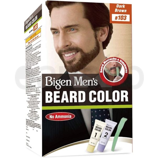 Bigen Men's Beard Colour | No Ammonia Formula With Aloe Extract & Olive Oil (Pack Of 1, Beard 100 - Real Black - View #5