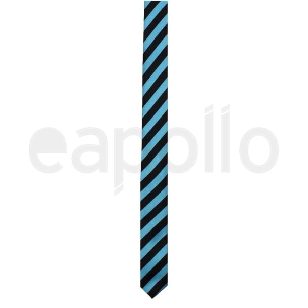 Black & Blue Stripe Tie