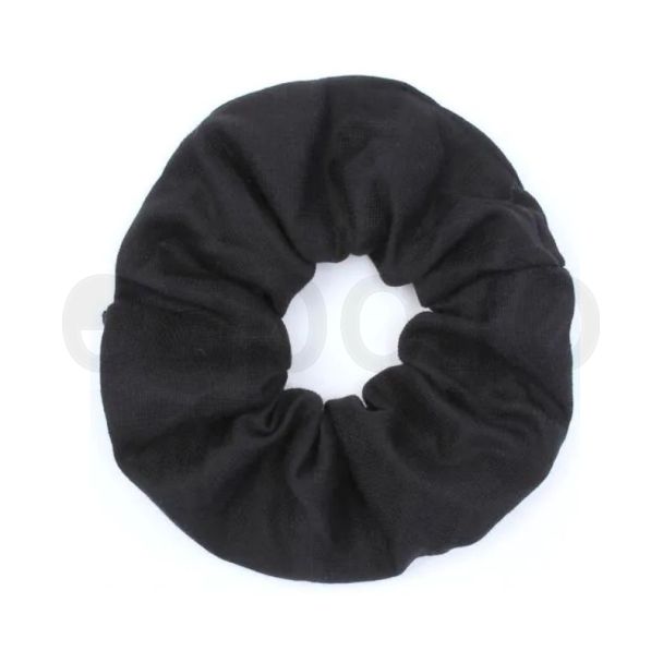 Black Jersey Scrunchie (12cm) 