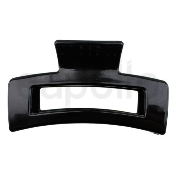 Black Open Rectangular Clamp (8cm)