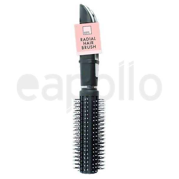 Black Radial Hair Brush - 7cm x 25cm