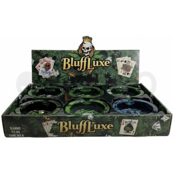 Bluff Luxe Glass Ashtray - Assorted (8.5x3.5cm)