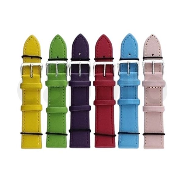 Bright Leather Watch Straps - Assorted - 20mm