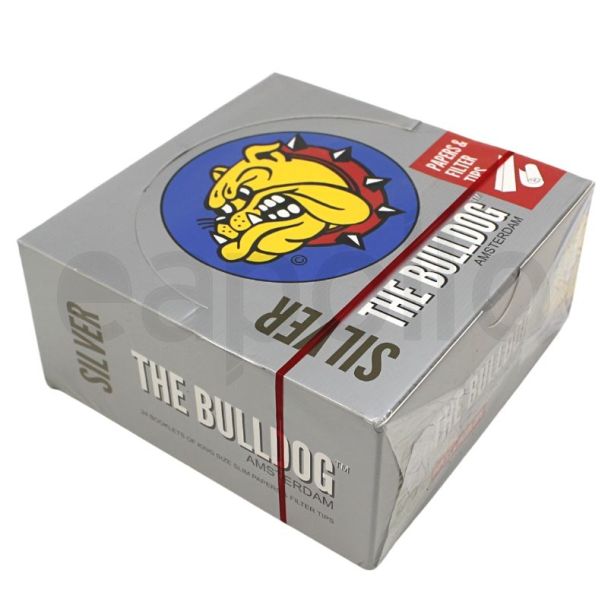 Wholesale Bulldog Silver King Size Slim Papers & Tips 