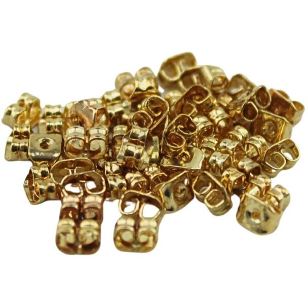 Butterfly Earring Backs 4mm - Assorted Colours