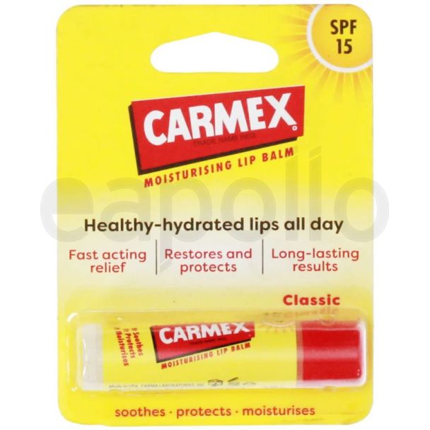 Carmex SPF 15 Moisturising Lip Balm Click Stick (4.25g)