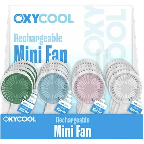 Rechargeable Portable Handheld Fan – Assorted