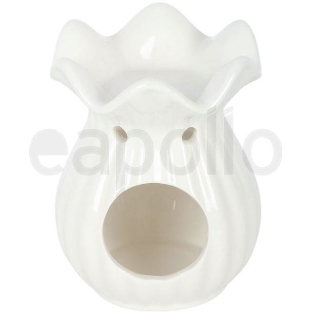 Ceramic Pleated Flare Oil Burner - 13cm