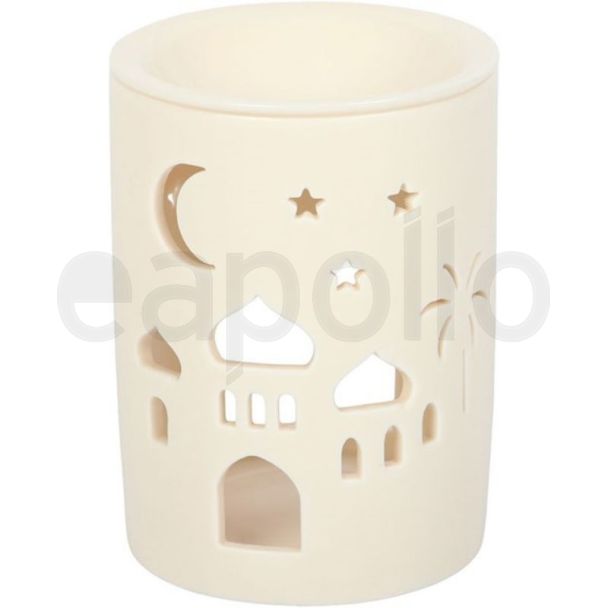 Ceramic Cut-Out Mosque Multi-Purpose Fragrance Burner
