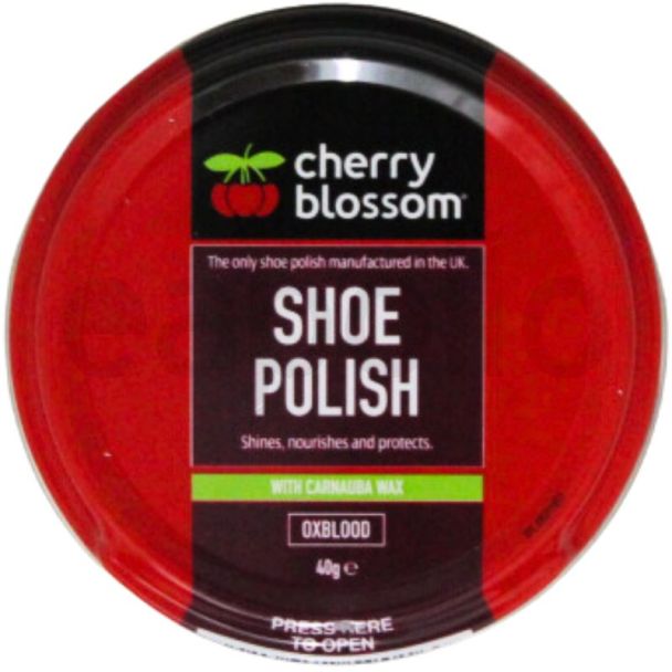 Cherry Blossom Shoe Polish 40g - Oxblood