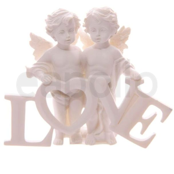 Cherubs Holding LOVE Letters