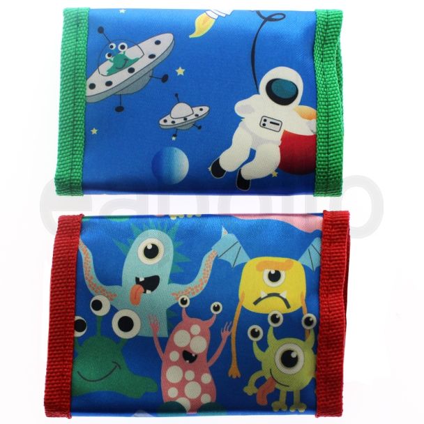 Wholesale Children's Velcro Wallets - Assorted Designs