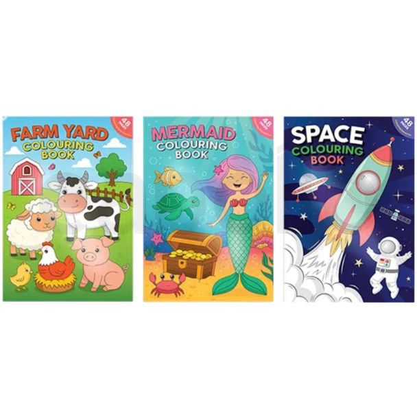 Children's Colouring Book - 48 Pages - Assorted