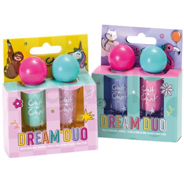 Chit Chat Dream Duo Nail Polish Gift Set For Kids (Assorted)