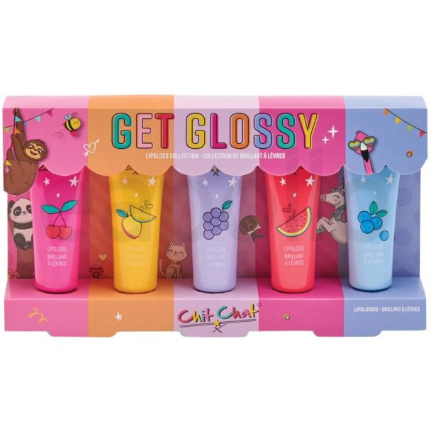 Chit Chat Get Glossy Kids Gift Set - 5 Lip Glosses