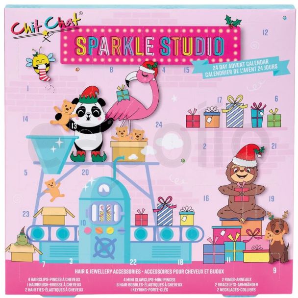 Chit Chat Sparkle Studio Accessories Advent Calendar Kids Gift Set