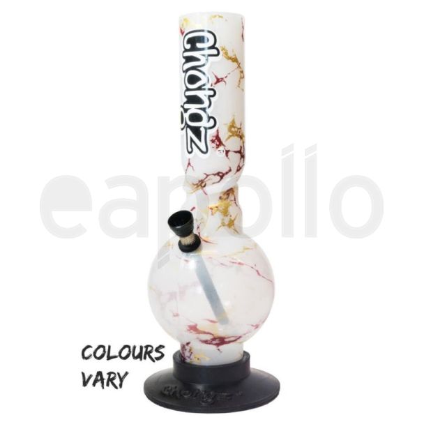 Chongz Acrylic "Stop Starting" Waterpipe - Assorted (12 Inch)