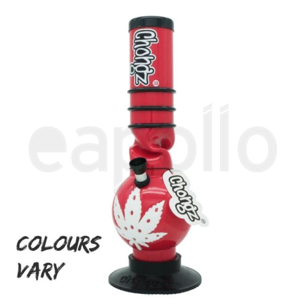 Chongz Acrylic "Hooked" Waterpipe – Assorted (12 Inch)