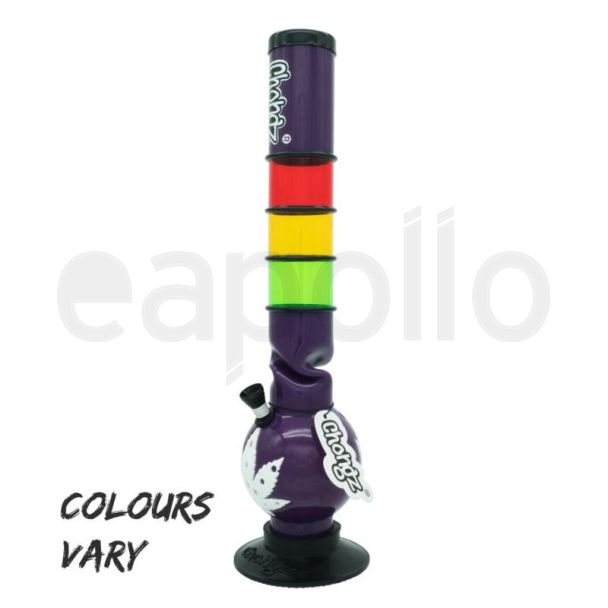 Chongz Acrylic "Fortunately Gone" Waterpipe - Assorted (16 Inch)