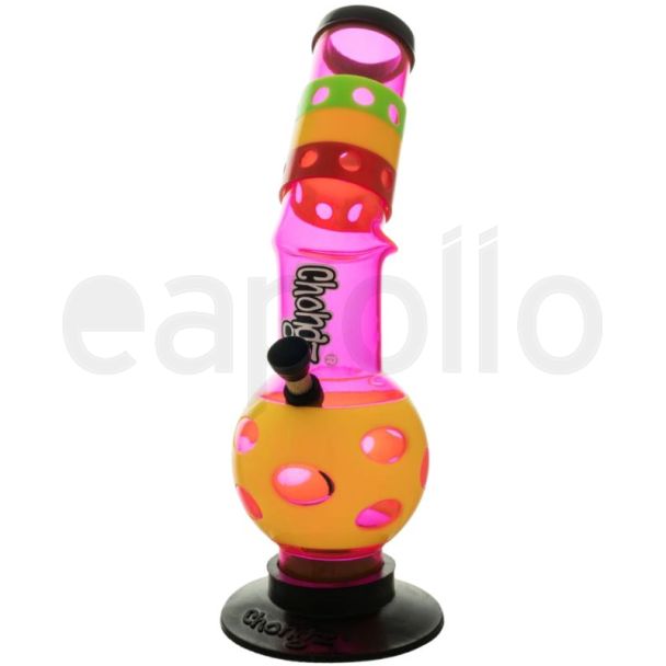Chongz Acrylic "Arab Strap" Waterpipe - Assorted Colours (12 Inch)