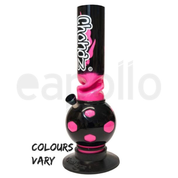 Chongz Acrylic "Blaze" Bubble Waterpipe - Assorted (12 Inch)