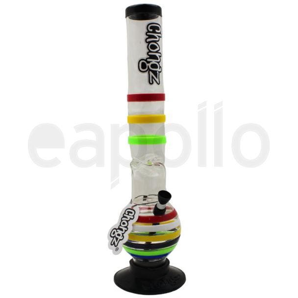 Chongz Acrylic “Ciara" Design Waterpipe (16 Inches) - Assorted 