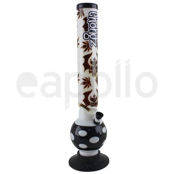 Chongz Acrylic “Flying Skull” Design Waterpipe (15.5 Inch)