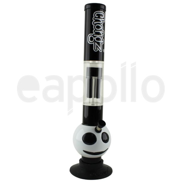 Chongz Acrylic “Fresh Garbage" Perc Design Waterpipe(16 Inches) - Assorted 