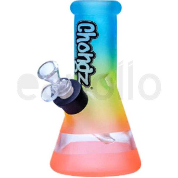 Chongz Acrylic "Jack Frost" Waterpipe (Orange) (8 Inch")