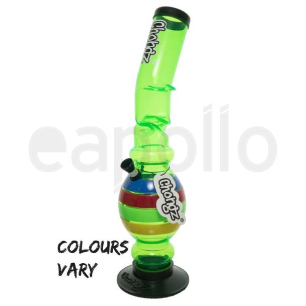 Chongz Acrylic "Lean on Me" Waterpipe - Assorted (16 Inch)