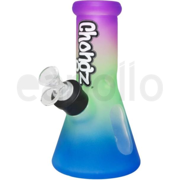 Chongz Acrylic "Rainbow Treat" Waterpipe (Blue) (8 Inch")