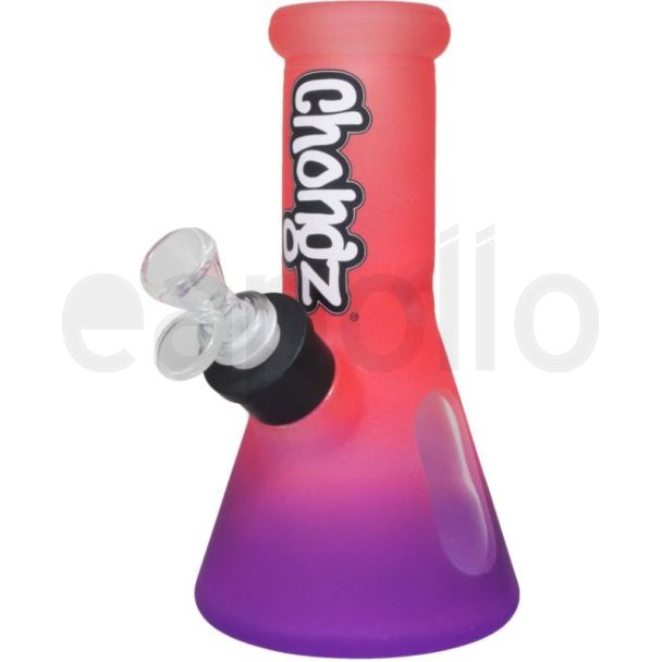 Chongz Acrylic "Rainbow Treat" Waterpipe (Purple) (8 Inch")