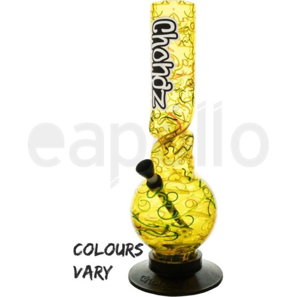 Chongz Acrylic "The Dude" Waterpipe - Assorted (12 Inch")