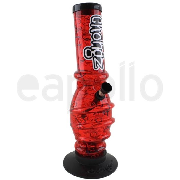 Chongz Acrylic “Three Rings” Design Waterpipe (12inch)
