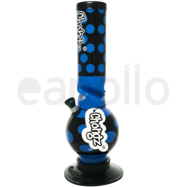 Chongz Acrylic "Von Smallhausen" Waterpipe - Assorted Colours - 12 Inch