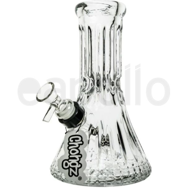 Chongz Cut Glass "Bad Seed" Beaker Waterpipe - 8 Inch