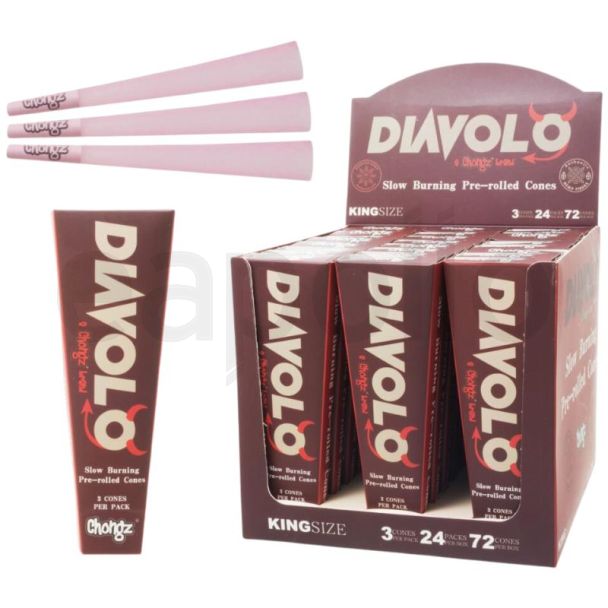Chongz ''Diavolo'' Organic Slow Burning Cones