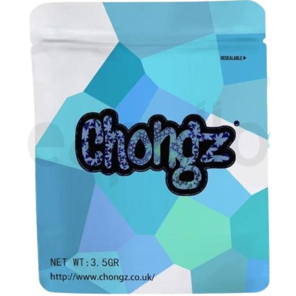 Chongz Grip Seal Mylar Bag - Blue (100 x 100mm)