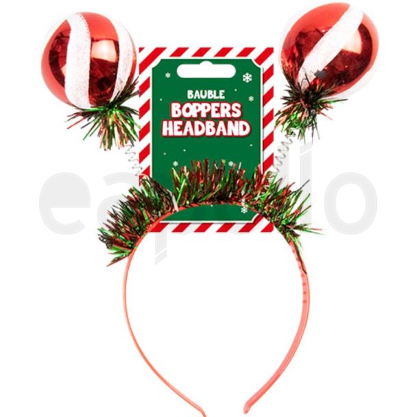 Christmas Celebration Bauble Bopper Headband
