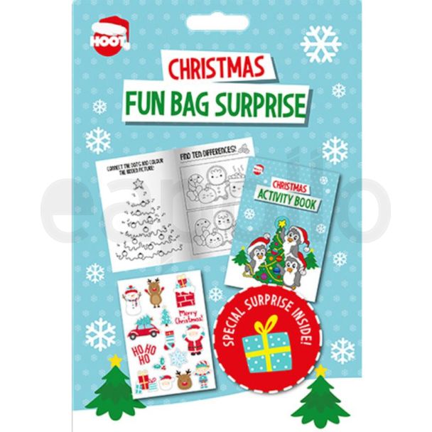 Christmas Themed Kids Fun Bag Surprise