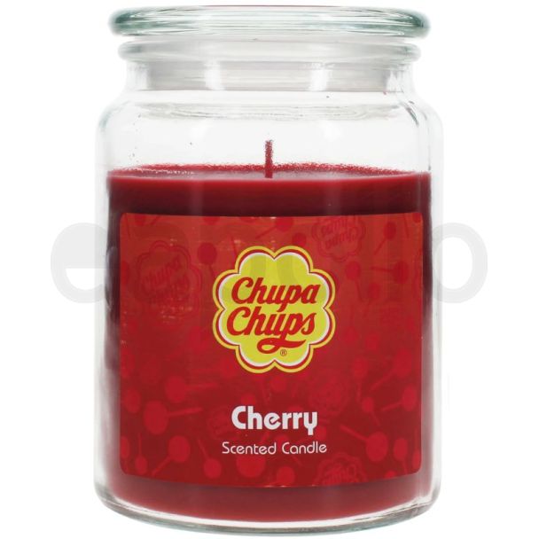 Chupa Chups Scented Jar Candle - Cherry (510g)