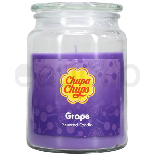 Chupa Chups Scented Jar Candle - Grape (510g)
